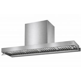 AIRFORCE F300 NoDrop IX/A/120 120cm Inox Απορροφητήρας Εντοιχιζόμενος Τζάκι